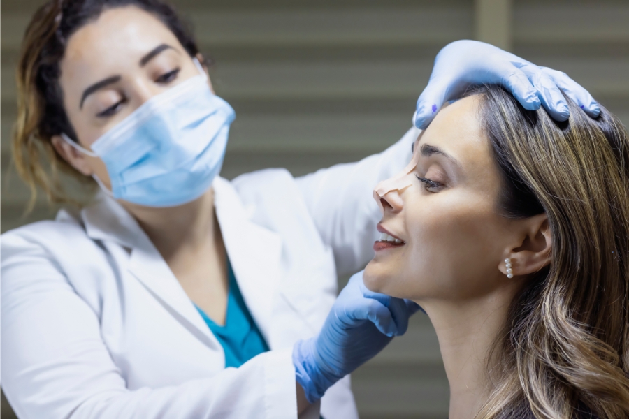 تجميل الأنف بدون جراحة